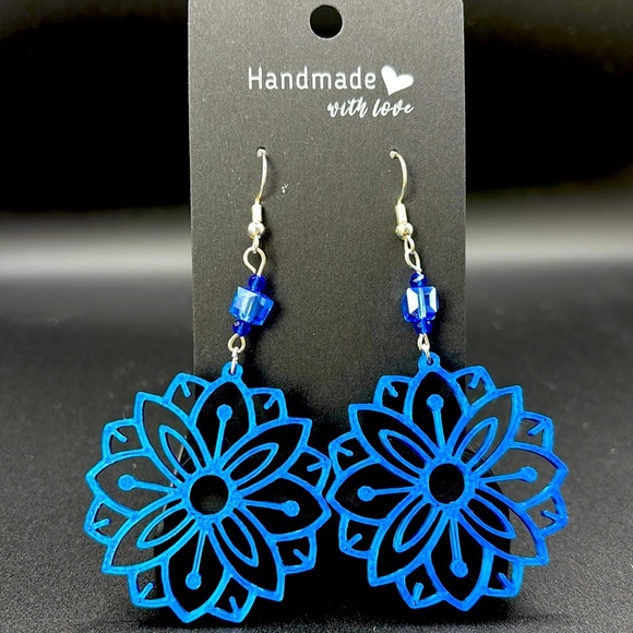 Flower Earrings - Picture 1 of 6